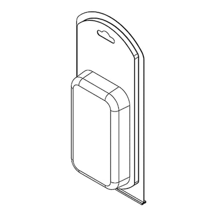 Visipak Thermoform-CLAMSHELL-#393-8.375-3.875-4.688-2.625-0.807-0.015-CLEAR, 400PK 393TF